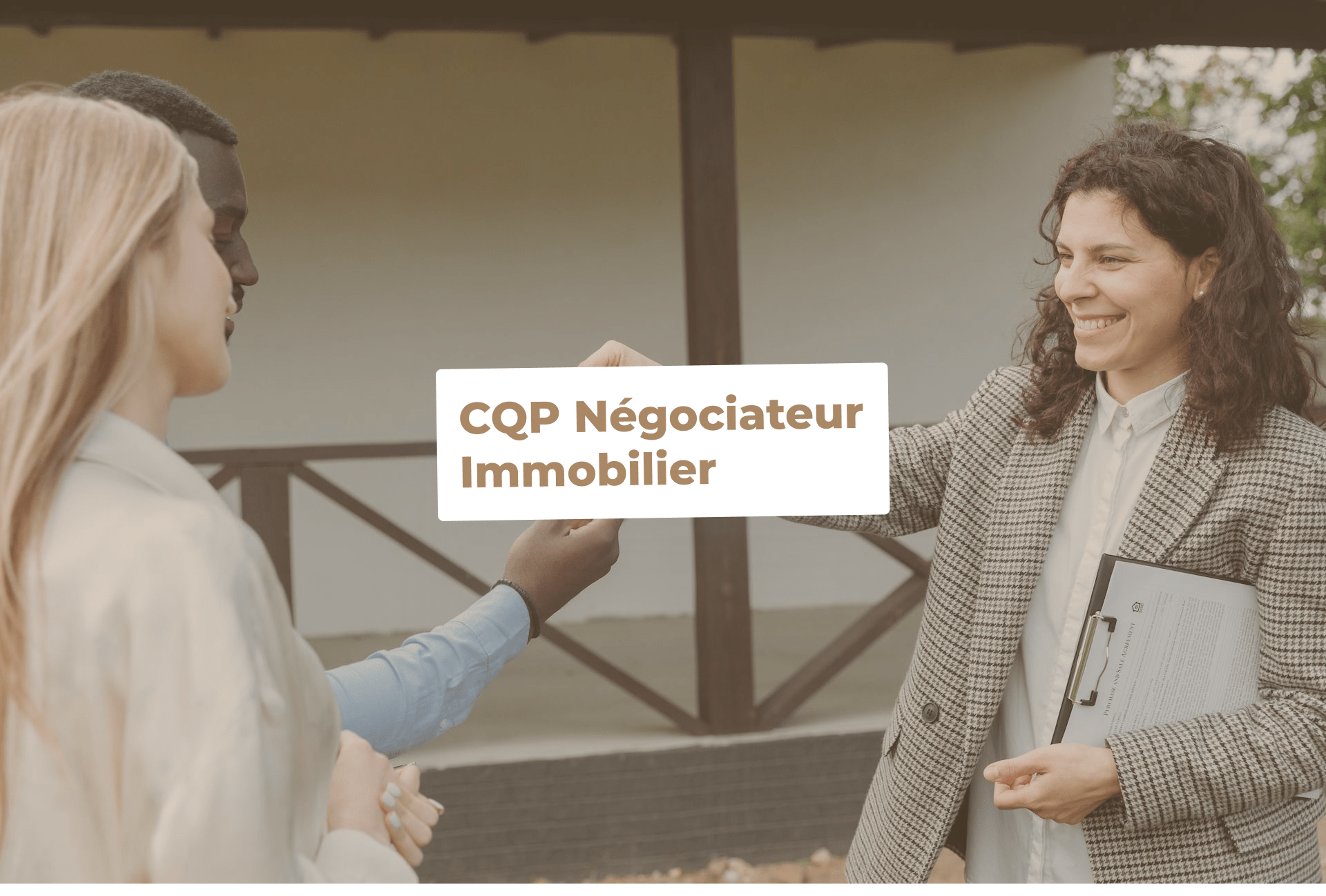 J’ai Votre Solution parmi les 14 organismes nationaux pour déployer le CQP Négociateur Immobilier