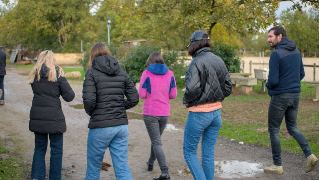 L'équipe quasiment au complet pendant l'équicoaching